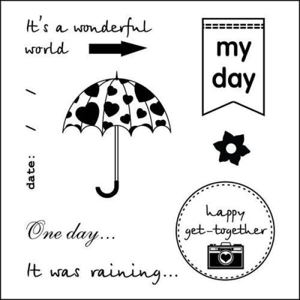 ScrapBerry´s Stempel My Day