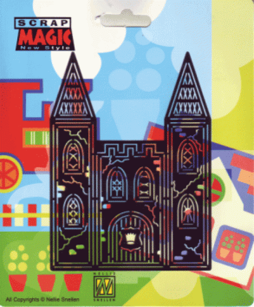 Scrap Magic New Style -  Schablone Schloss
