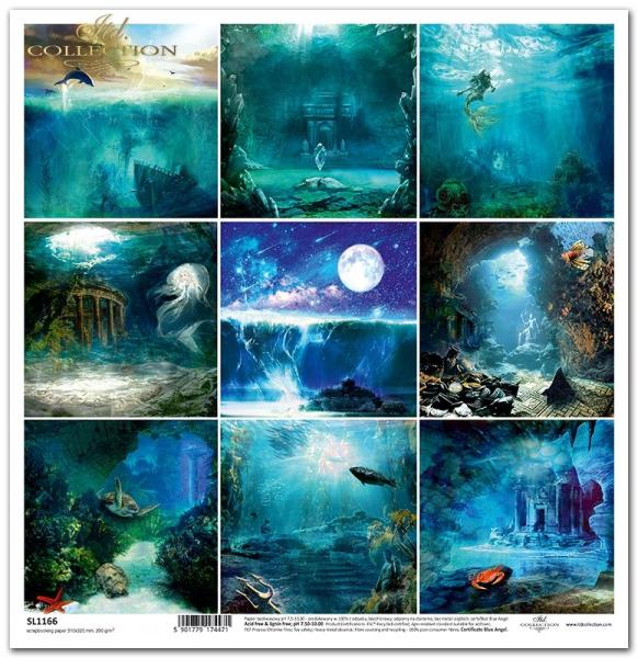ITD Collection 12x12 Paper Sheet The Search for Atlantis #1166