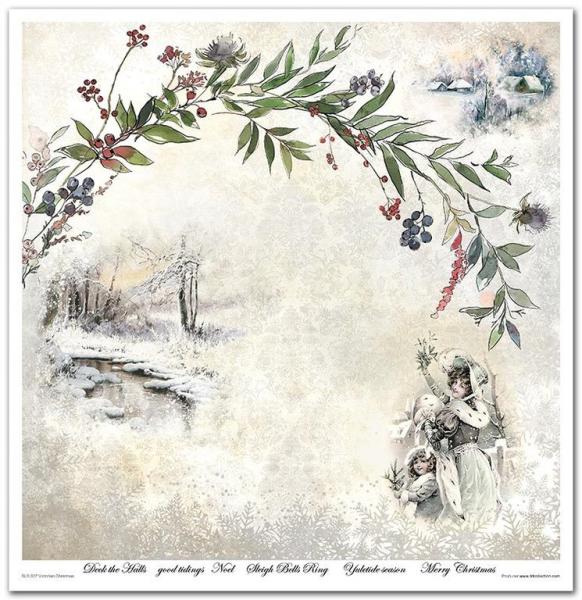 ITD Collection 12x12 Paper Pad Victorian Christmas #037