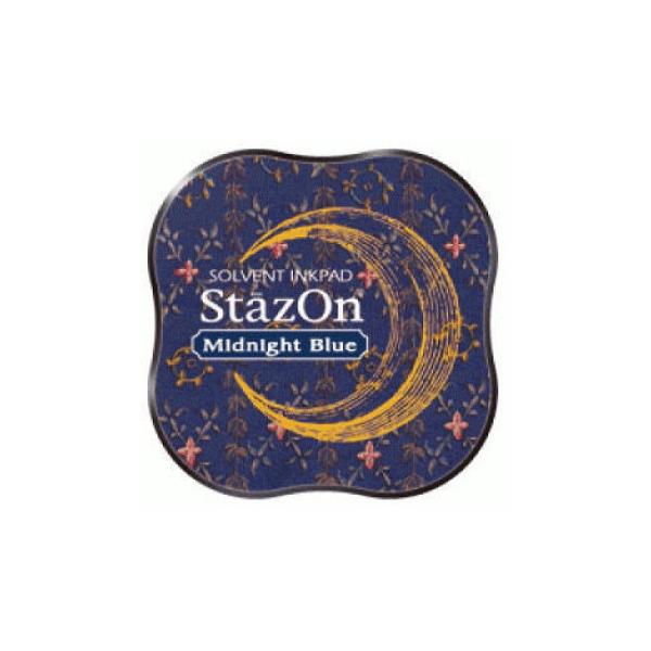 Tsukineko StazOn Midi Inkpad - Midnight Blue (62)