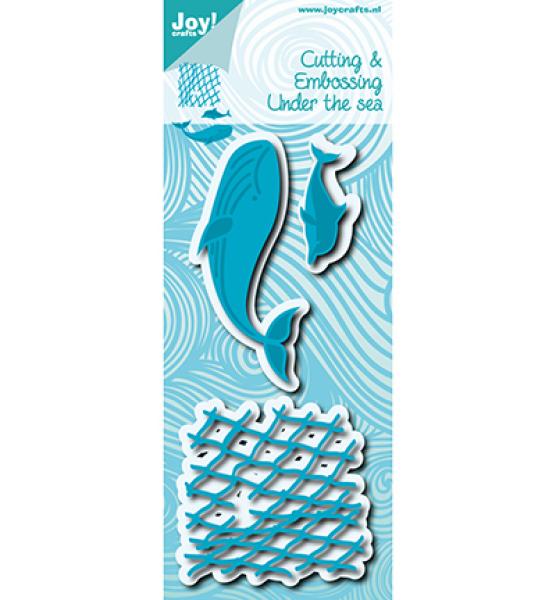 Joy!Crafts Stanze Under the Sea Net/Dolphin/Whale 6002/0992