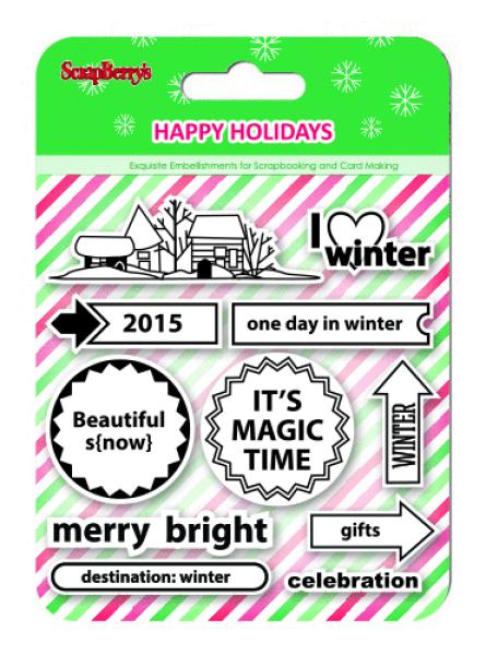 ScrapBerry´s Clear Stamp I Love Winter