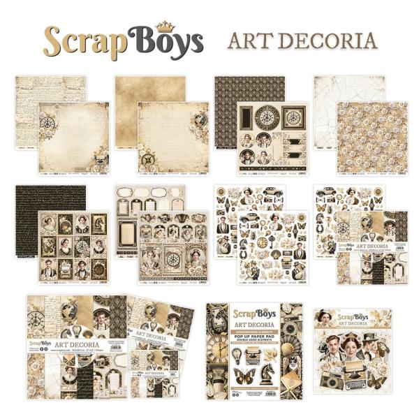 ScrapBoys Art Decoria 8x8 Paper Pack