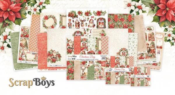 ScrapBoys Christmas Day 8x8 Inch Paper Pad