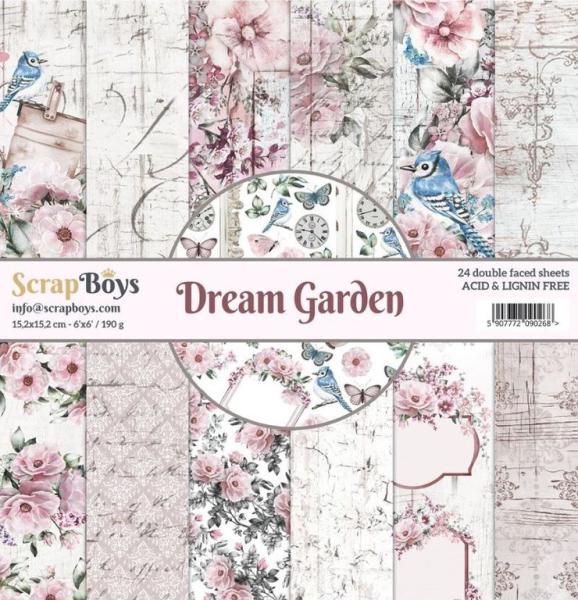 SALE ScrapBoys 6x6 Paper Pack Dream Garden