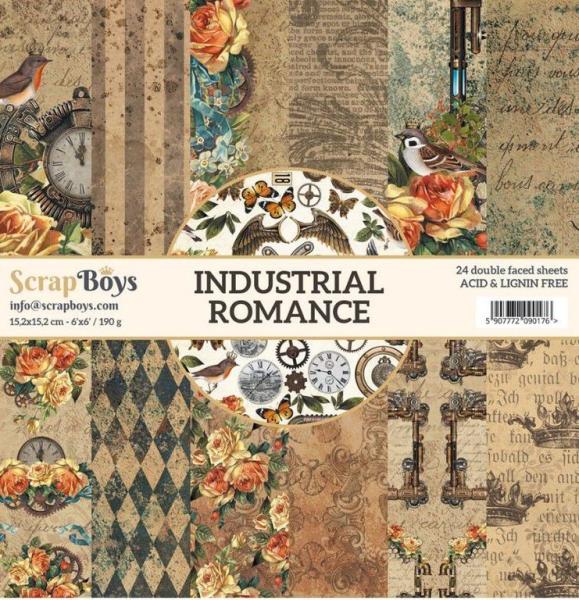 SALE ScrapBoys 6x6 Paper Pack Industrial Romance