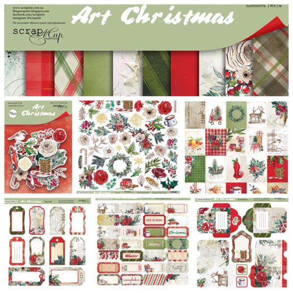 ScrapMir 12x12 Scrapbooking Kit Art Christmas