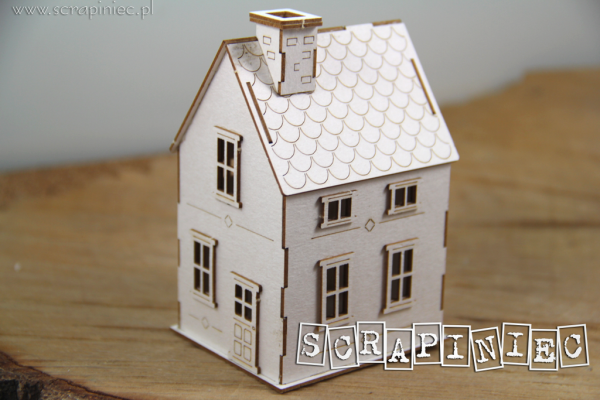 Scrapiniec Chipboard 3D Tiny Family House #5534