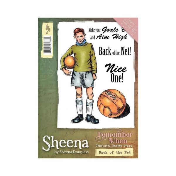 Sheena Douglass Rubber Stamp Back of the Net