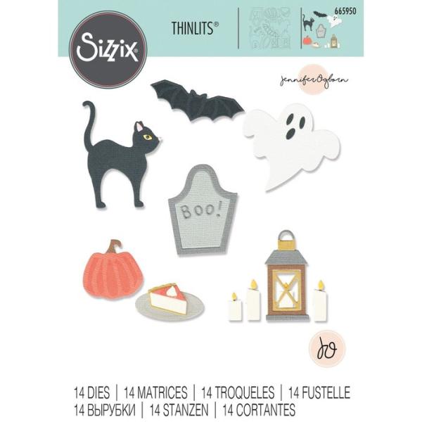 Sizzix Thinlits Die Set 14PK Halloween Motifs #665950