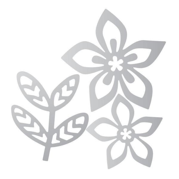 SALE Sizzix Thinlits 3PK Dies Intricate African Florals #660498