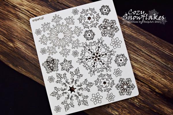 SnipArt Chipboard Snowflakes #35036