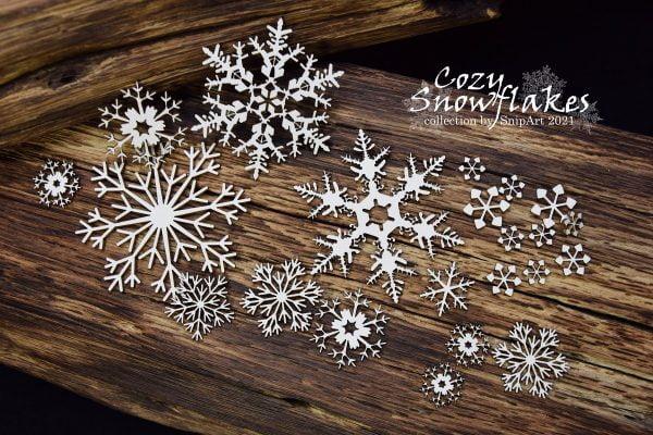SnipArt Chipboard Snowflakes #35036