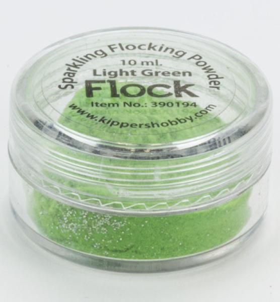Sparkling Flock Powder Light Green (Hellgrün)