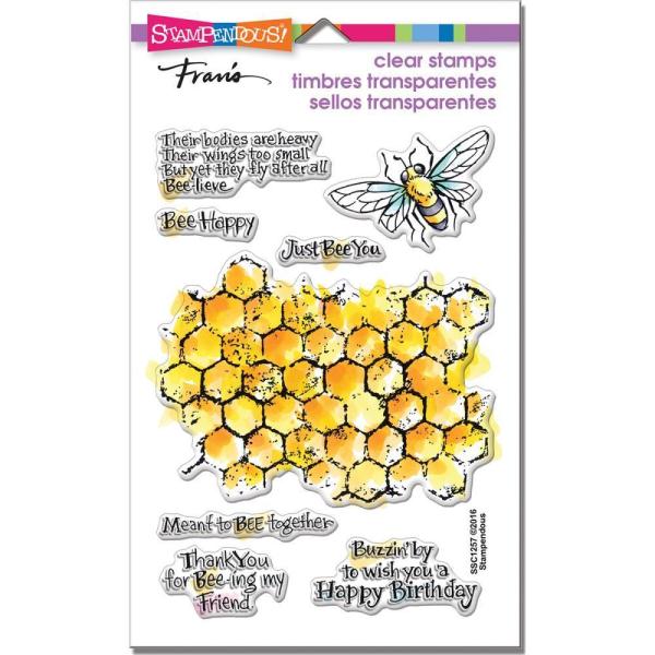 Stampendous Clear Stamps Honeycomb Wishes #SSC1257