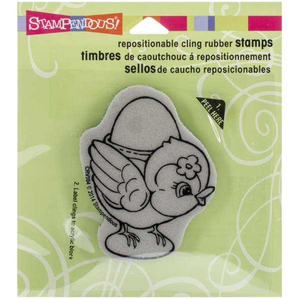 Stampendous Cling Stamp Egg Cup