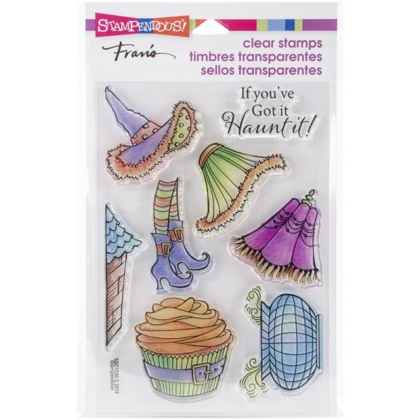 Stampendous Perfectly Clear Halloween Stamps Witchy Legs