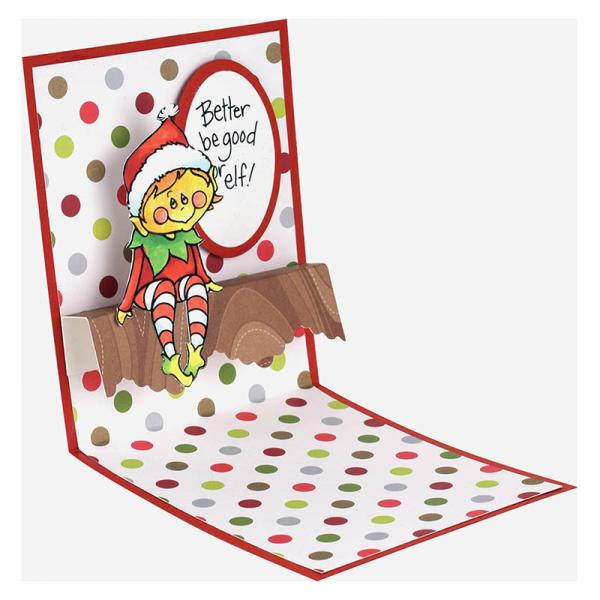 Stampendous Set Seated Elf #CLD09