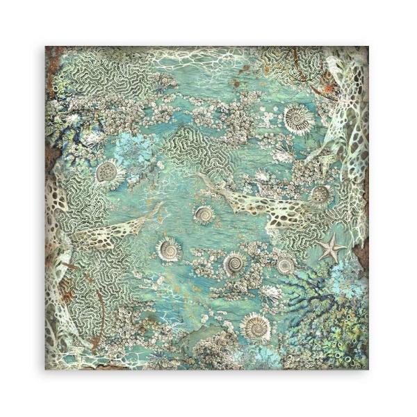Stamperia Fabric Sheets Songs of the Sea SBPLT18
