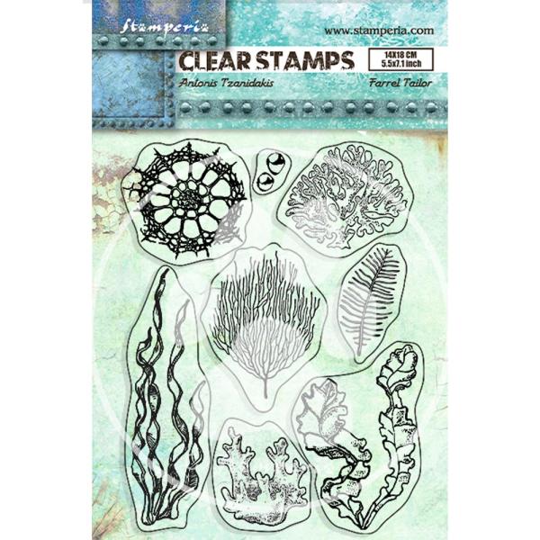 Stamperia Songs of the Sea Clear Stamp Corals #WTK182