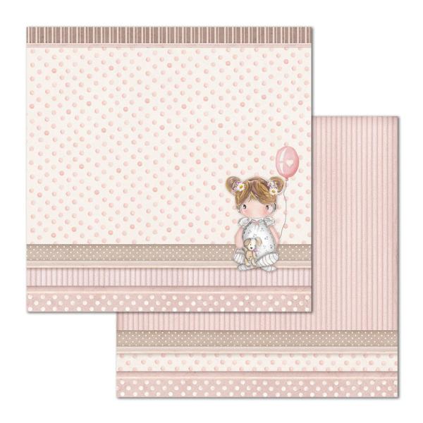 Stamperia 12x12 Paper Pad Little Girl #SBBL67