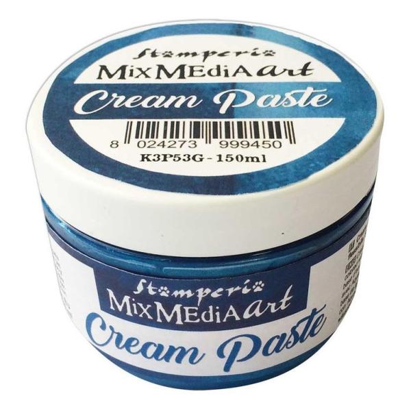 Stamperia Metallic Cream Paste Blue #3G