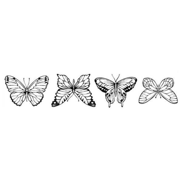 Stamperia Rubber Stamp Butterflies #WTKCC51