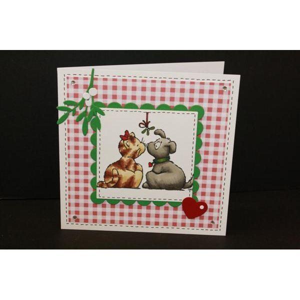 Strawberry's Kisses Christmas - Mistletoe Mwah Stamp Set