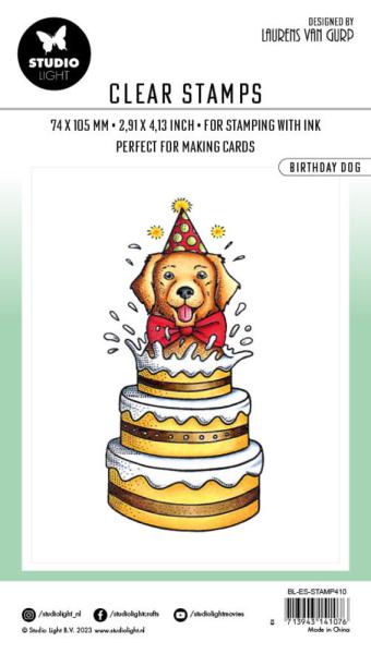 Studio Light Clear Stamps Birthday Dog by Laurens #410
