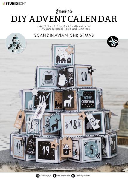 Studio Light DIY Advent Calendar Scandinavian Christmas