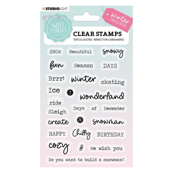 Studio Light Clear Stamp Winter Season #163