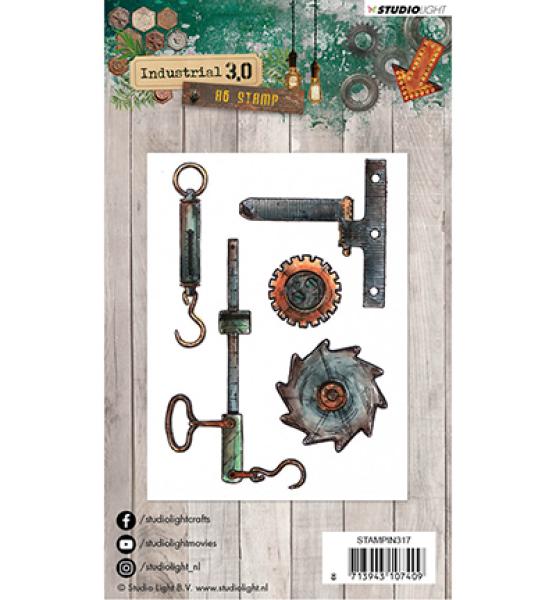 Studio Light Clear Stamps Industrial #317