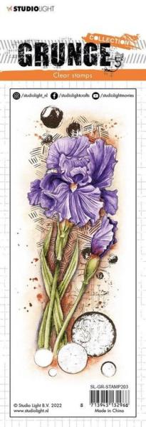 Studio Light Clear Stamps Iris Grunge Collection #203