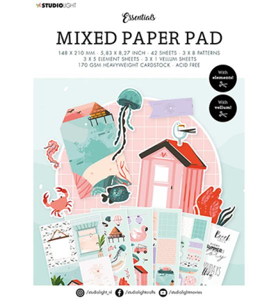 Studio Light Mixed Paper Pad Pattern Paper Essentials nr.14