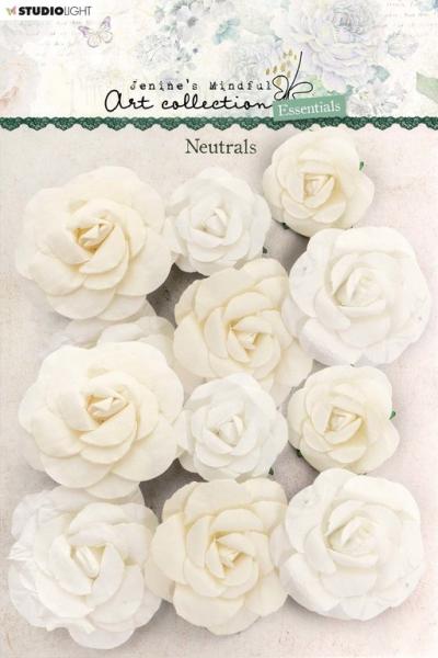 Studio Light Neutrals Essentials Paper Flowers #01