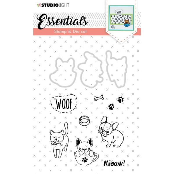 Studio Light Stamp & Die Cut Essentials Animals nr.30