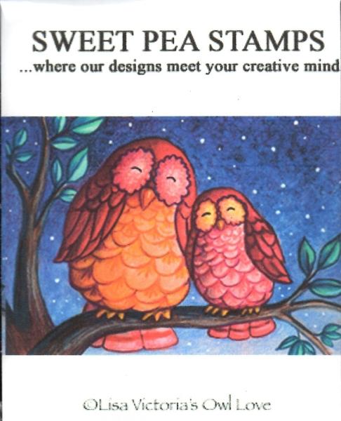 Sweet Pea Stamps Owl Love