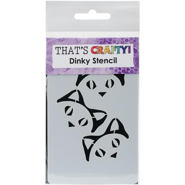 That's Crafty Dinky Stencil Cheeky Cat #072