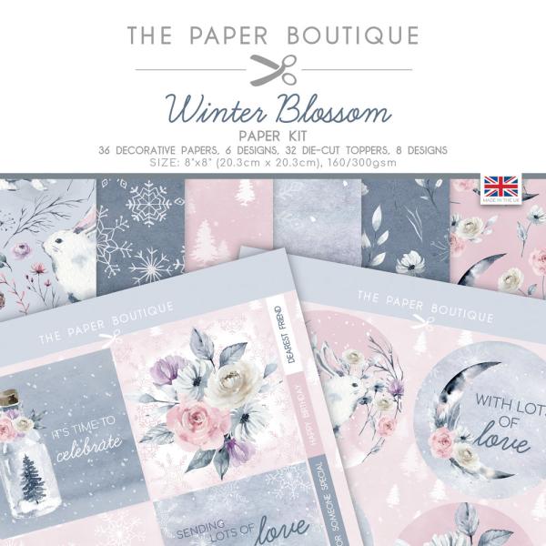 The Paper Boutique 8x8 Paper KIT Winter Blossom #1992
