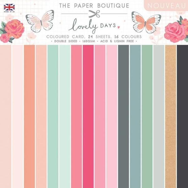 The Paper Boutique 8x8 Paper Pad Lovely Days Perfect Solids #1495