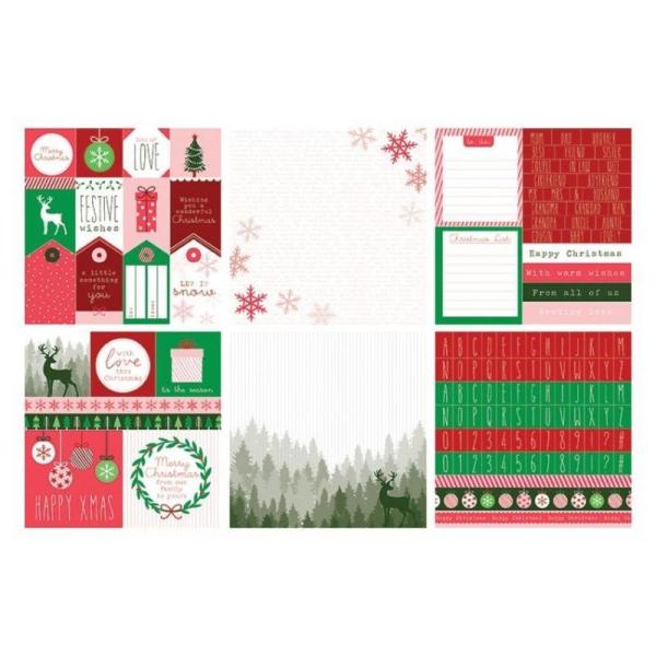 The Paper Boutique 8x8 Project Pad Shades Of Classic Christmas #1671
