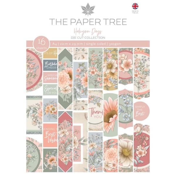 The Paper Tree A4 Die Cut Collection Halcyon Days #1191