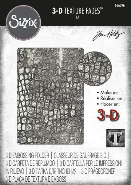 Tim Holtz Texture Fades A6 Embossing Reptile 666296