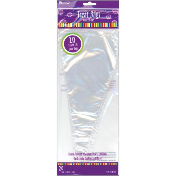 SALE Treat Bags 12" Cone Clear