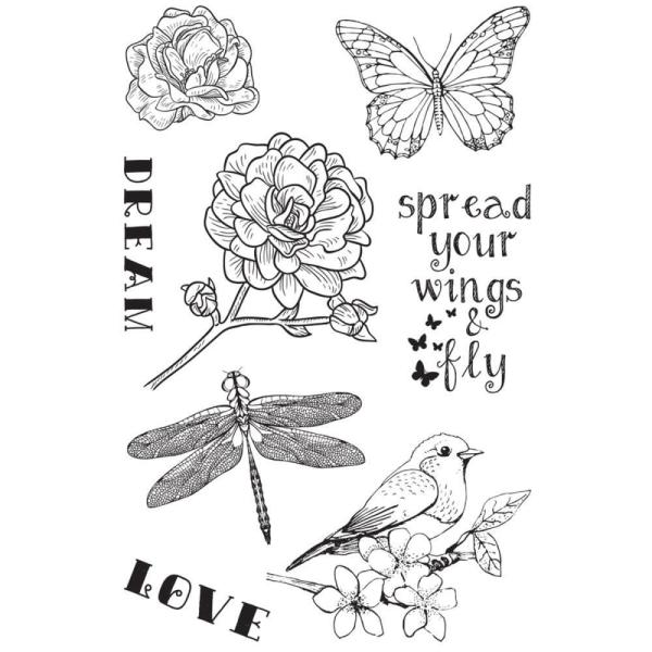 Ultimate Crafts Stamp Spread Your Wings #UL157795