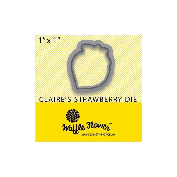 Waffle Flower Crafts Die Claire's Strawberry (Erdberee)