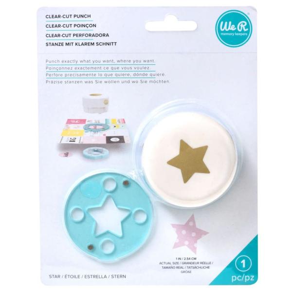 We R Makers 1 Inch Clear-Cut Punches Star