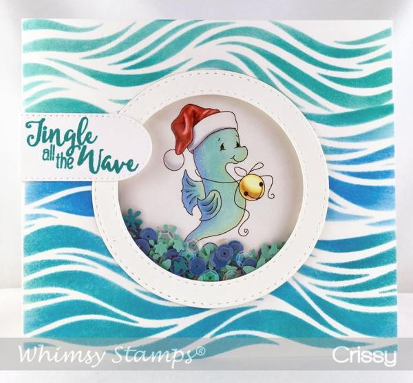 Whimsy Clear Stamps Set Christmas Tidings