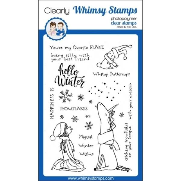 Whimsy Clear Stamps Set Favorite Flake